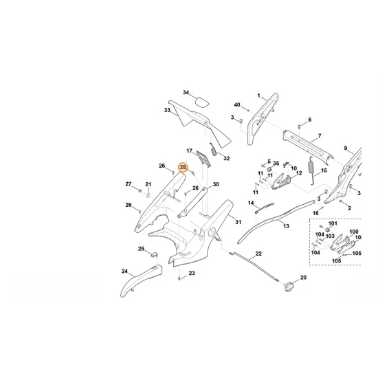 Stihl   Śruba TT-M5x28 9070 010 1050